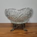 Loevsky & Loevsky Etched Czech/Bohemian Crystal Fruit Bowl 1960-70s