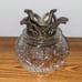 Loevsky & Loevsky Etched Czech/Bohemian Crystal Fruit Bowl 1960-70s