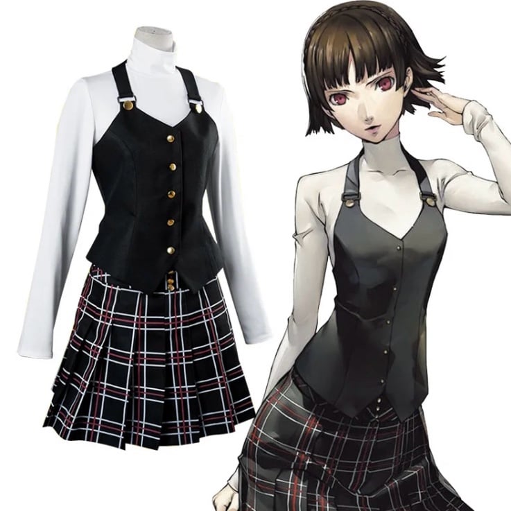 Anime Makoto Niijima | Outfit & Wig | New