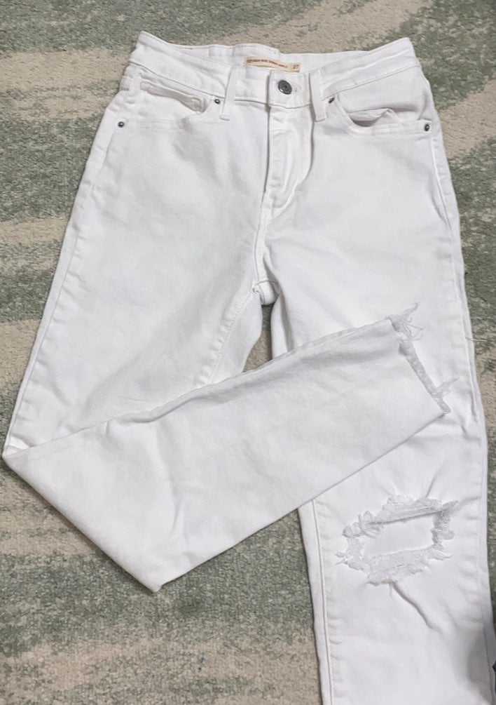 Levi's 721 White Jeans NWOT