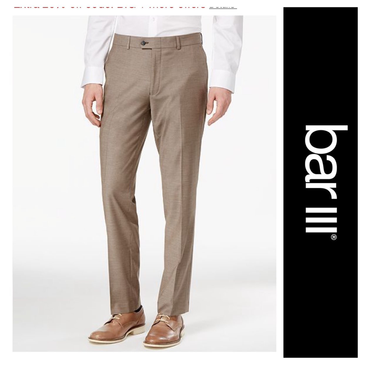 Bar III •NWT• Slim-Fit Dress Pants 34x34