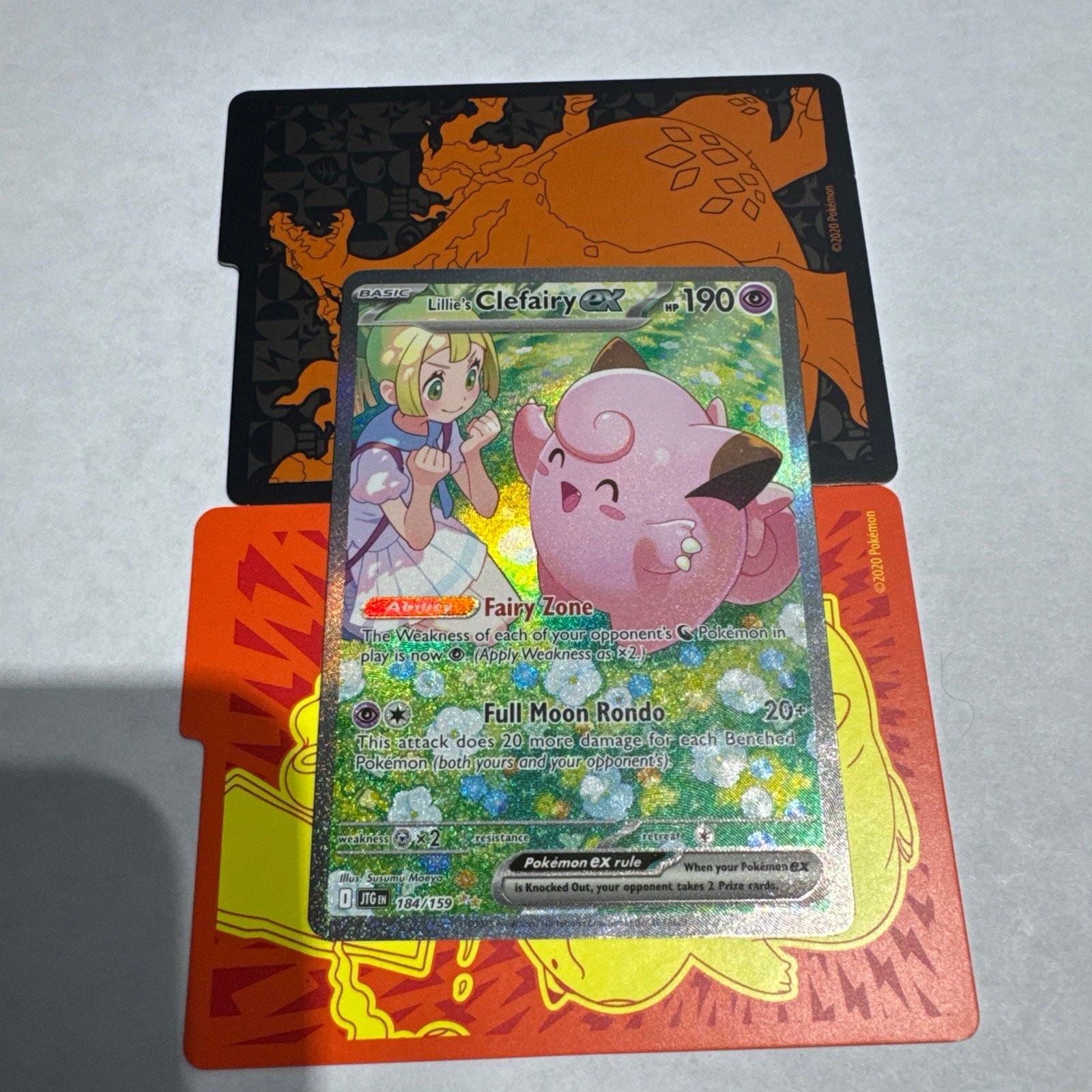Lillies Clefairy ex 184/159 Pokemon SV09 Journey Together JTG SIR NM/M