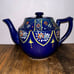Antique Takito T&T Japan Hand Painted Teapot Cobalt Blue w/Gold Trim 1920’s