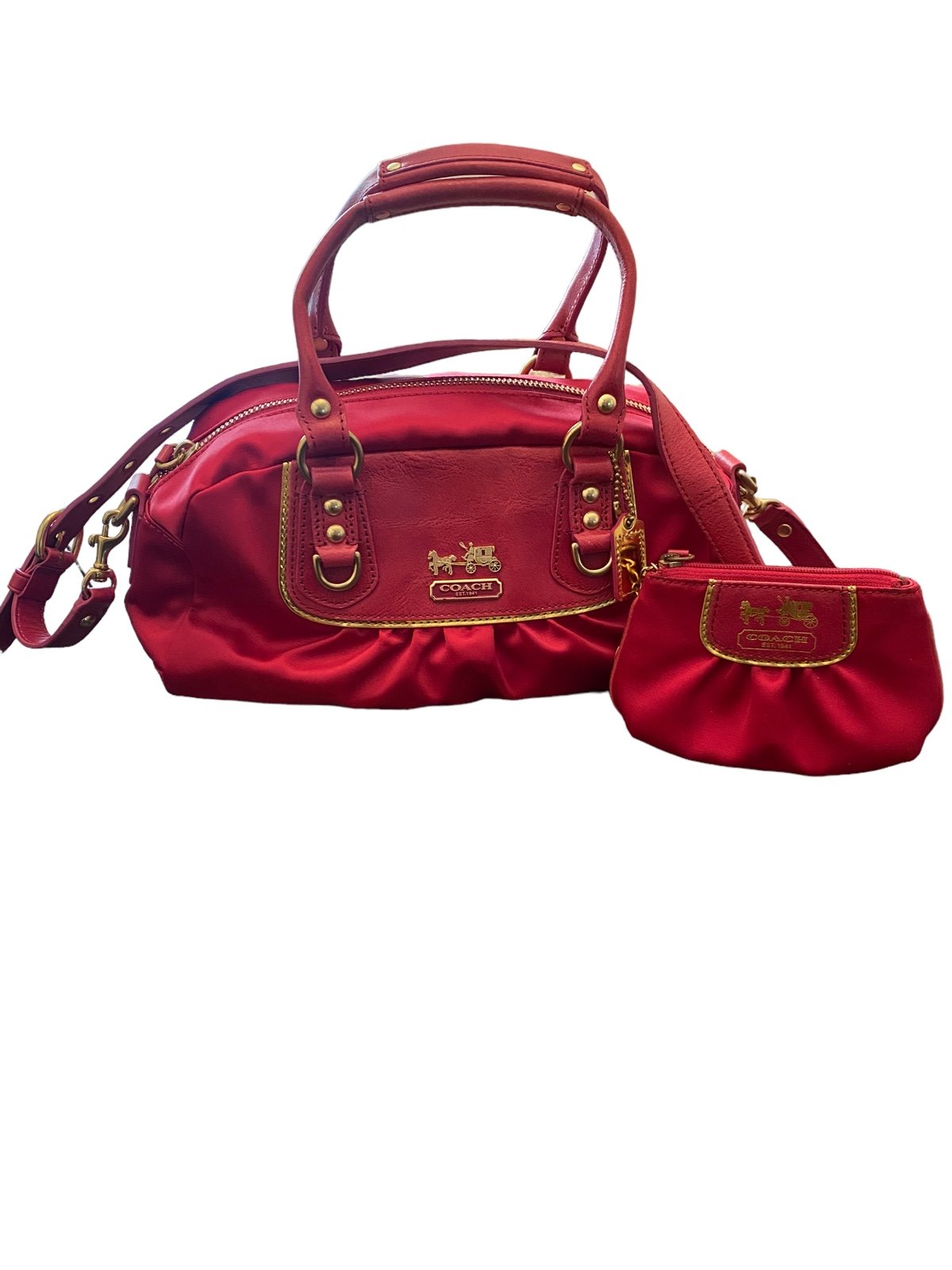 Coach Vintage Y2K Amanda Satin Mini Satchel