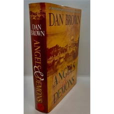 DAN BROWN SIGNED ANGELS & DEMONS BEAUTIFUL COPY WITH JACKET