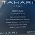 Blue bow bath rugs TAHARI