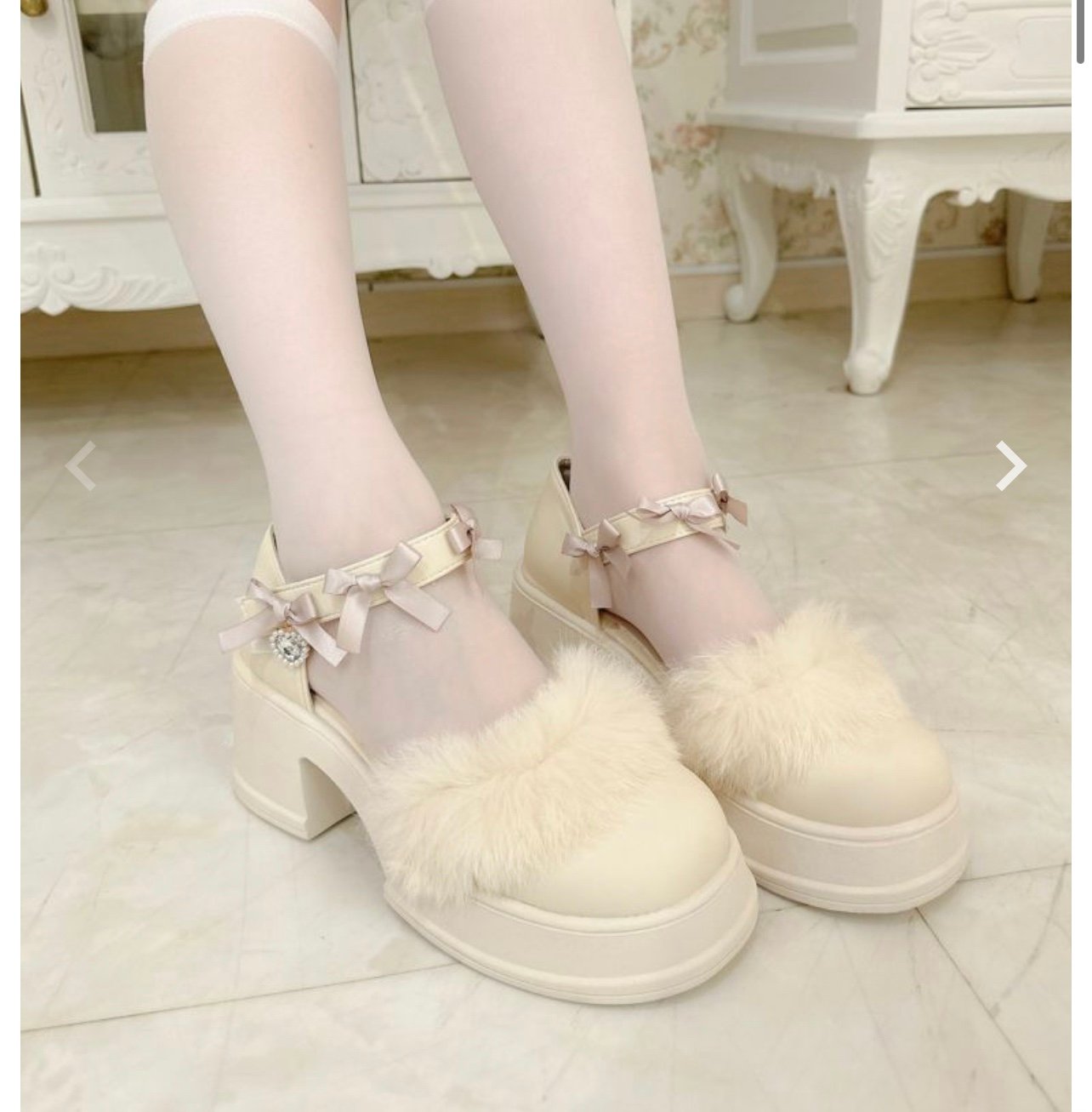 Rojita Fur Shoes