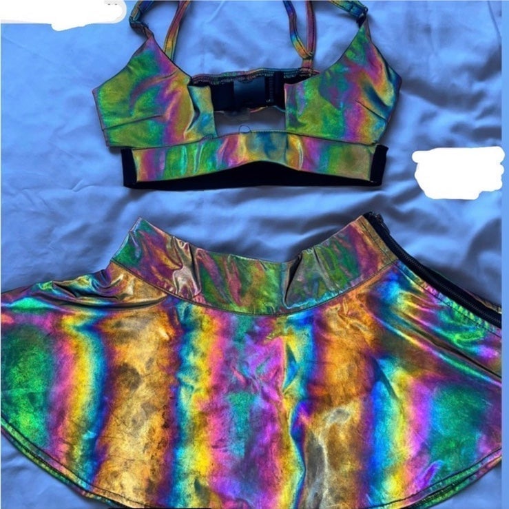Rainbow Reflective Two Piece Set