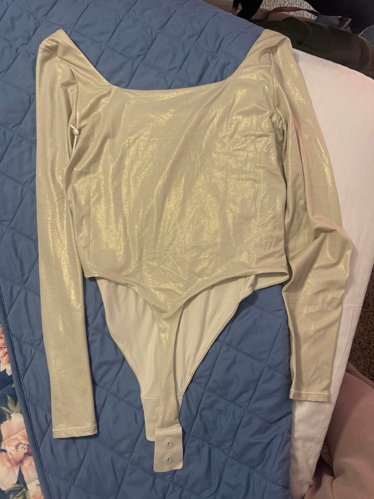Lululemon Wundermost square neck bodysuite