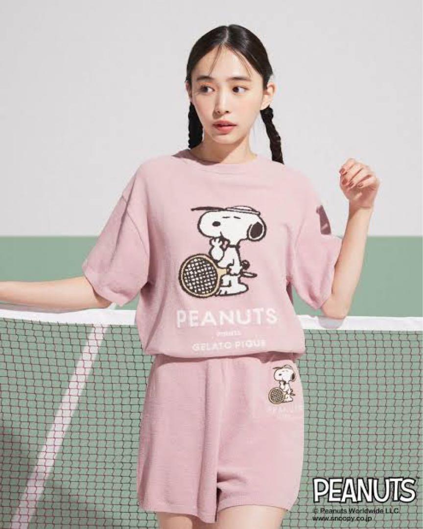 Gelato pique SNOOPY Jacquard Pullover + Shorts