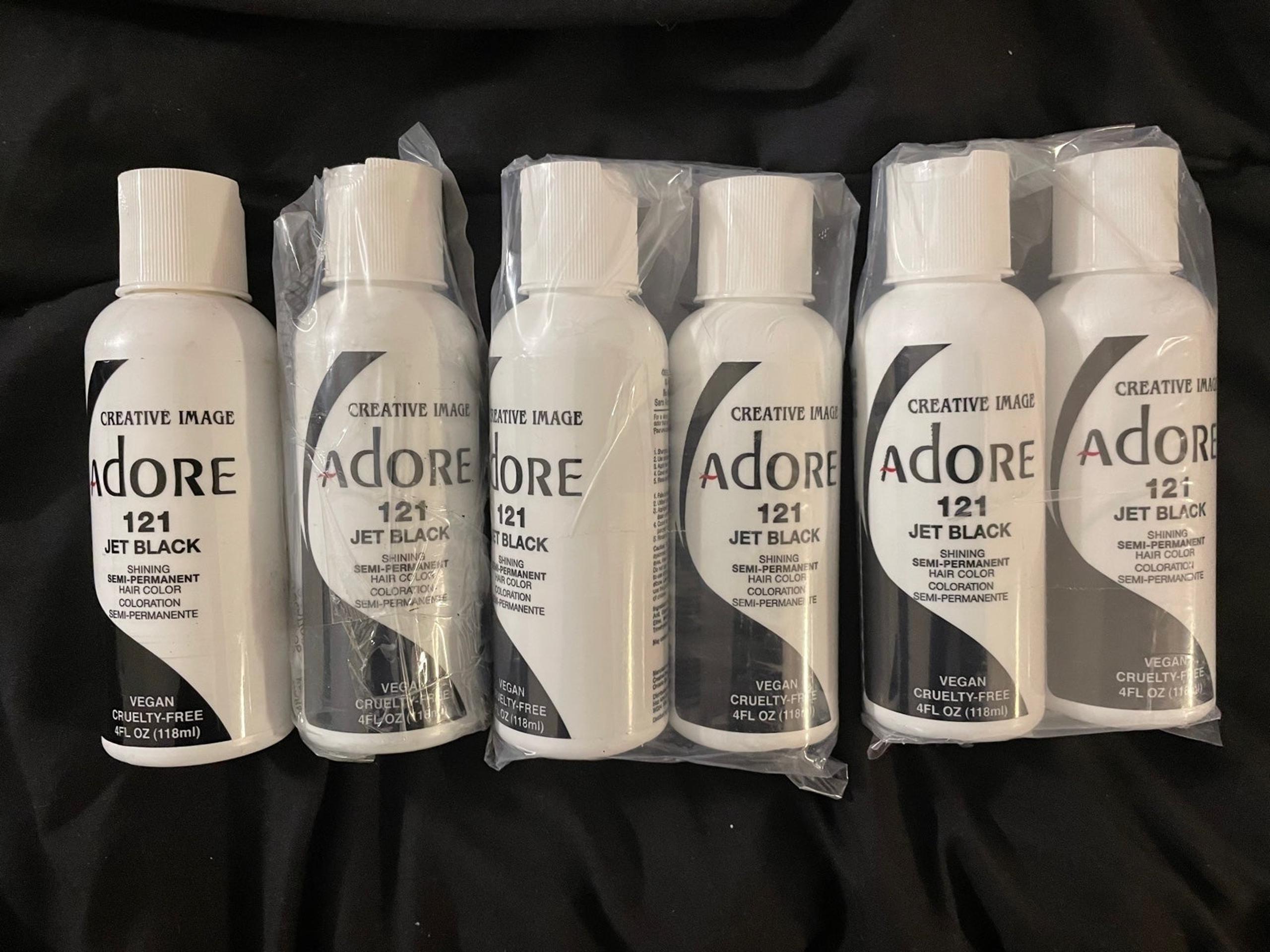Adore Jet Black SemiPermanent Hair Dye