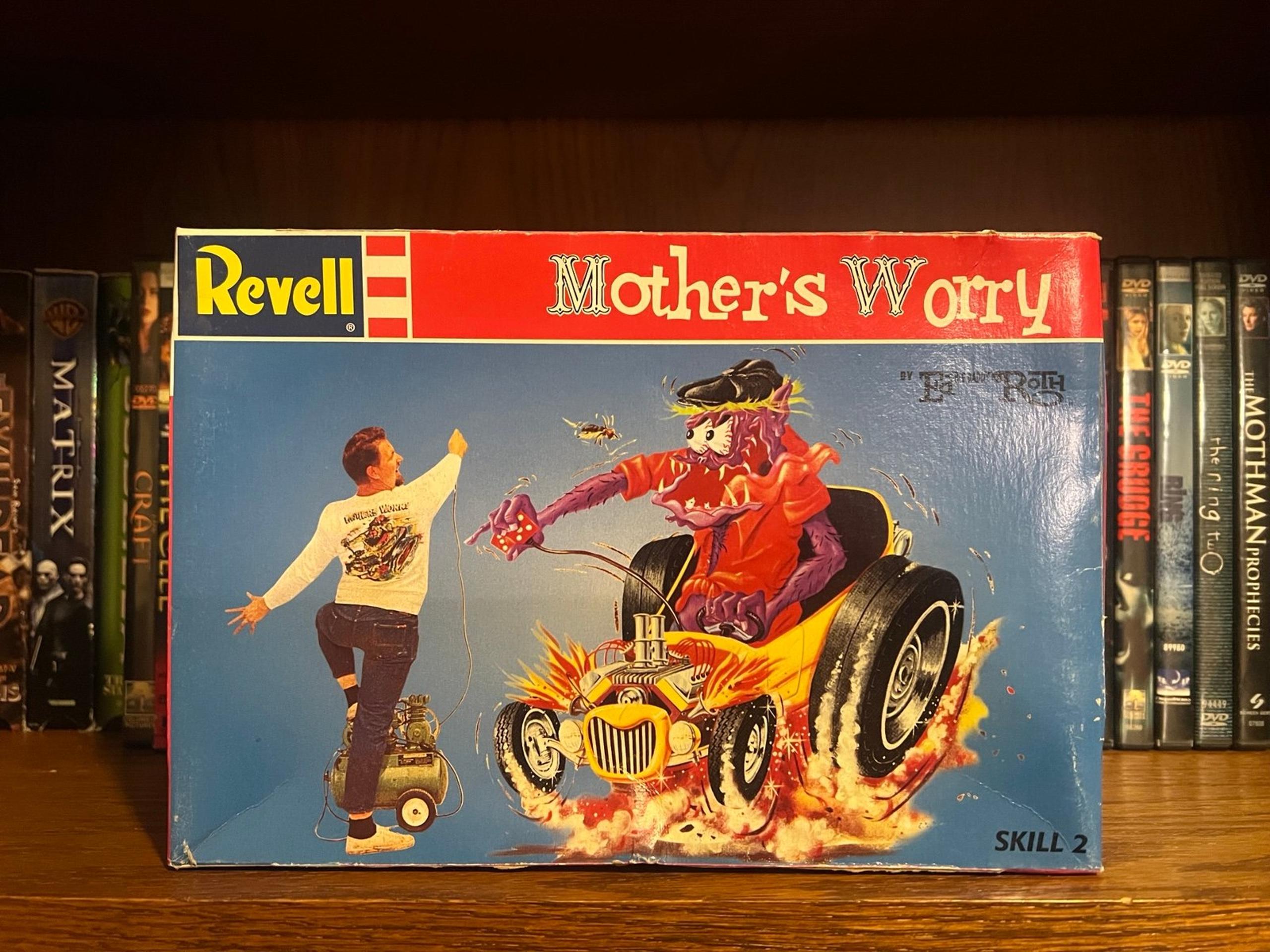 Mothers Worry 1996 Ed “Big Daddy” Roth Revell Model Kit Open Box