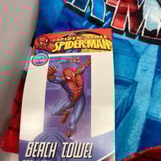 The Amazing Spider Man Beach or Bath Towel 30 x 60 NWT 2010 Spider Sense Marvel