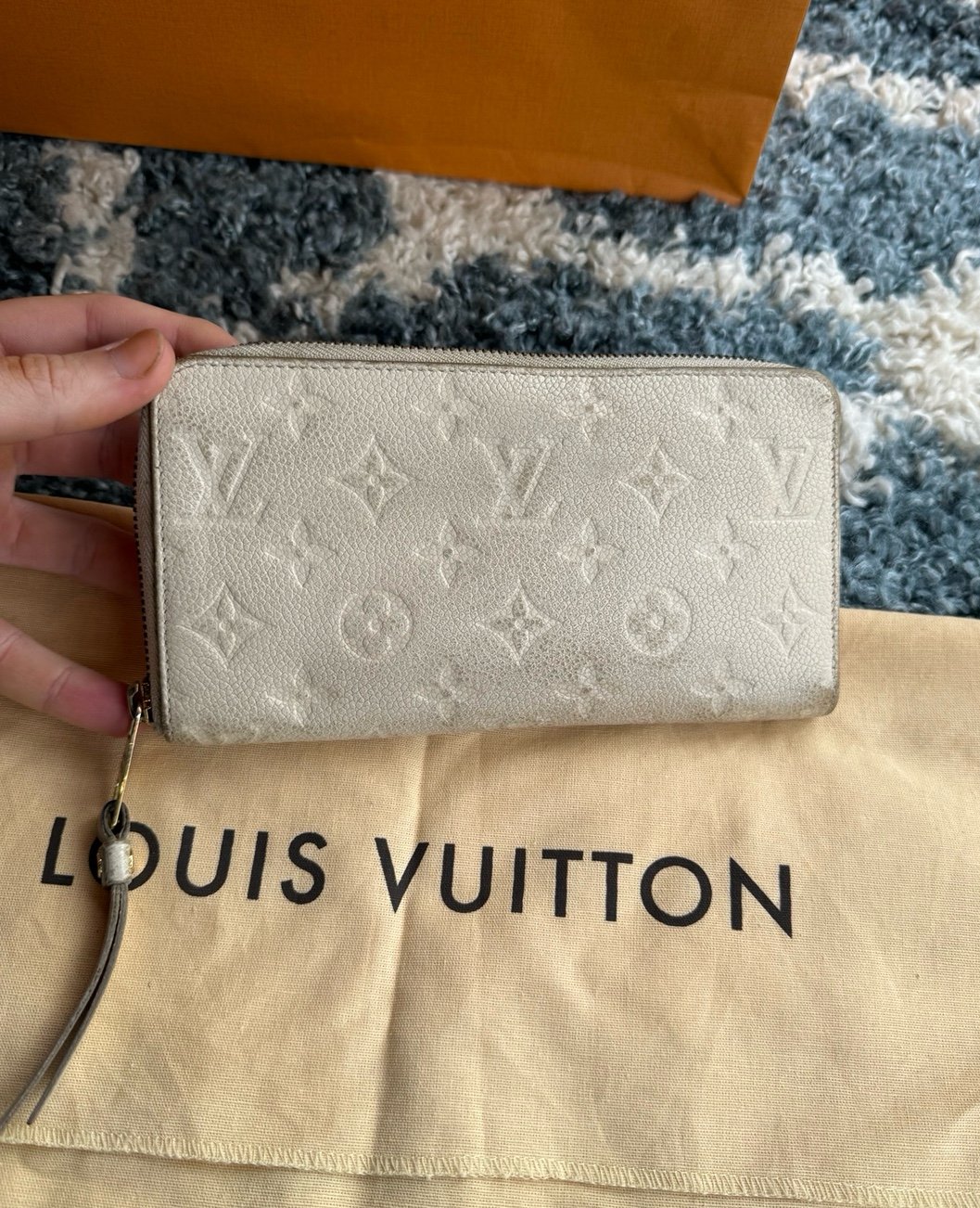 Louis Vuitton Empreinte zippy wallet