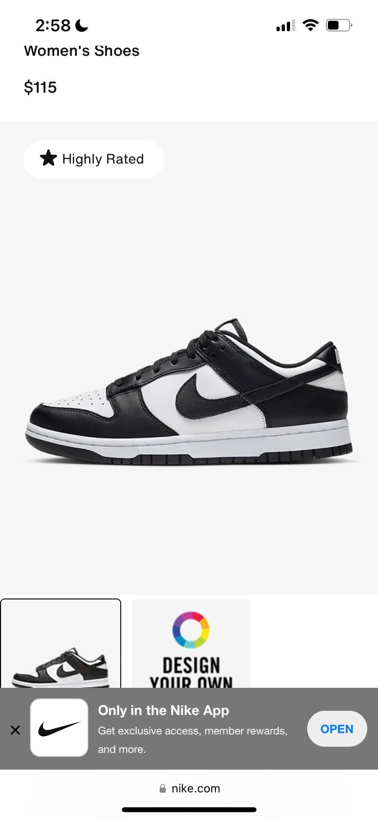 Nike dunk low pandas