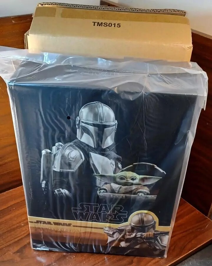 Hot Toys Star Wars The Mandalorian and Child Deluxe Version 1/6 Scale-TMS015-NEW