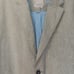 The Territory Ahead Beige Men suit blazer pinstripe blue white lining Size: 44S