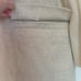 The Territory Ahead Beige Men suit blazer pinstripe blue white lining Size: 44S