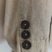 The Territory Ahead Beige Men suit blazer pinstripe blue white lining Size: 44S