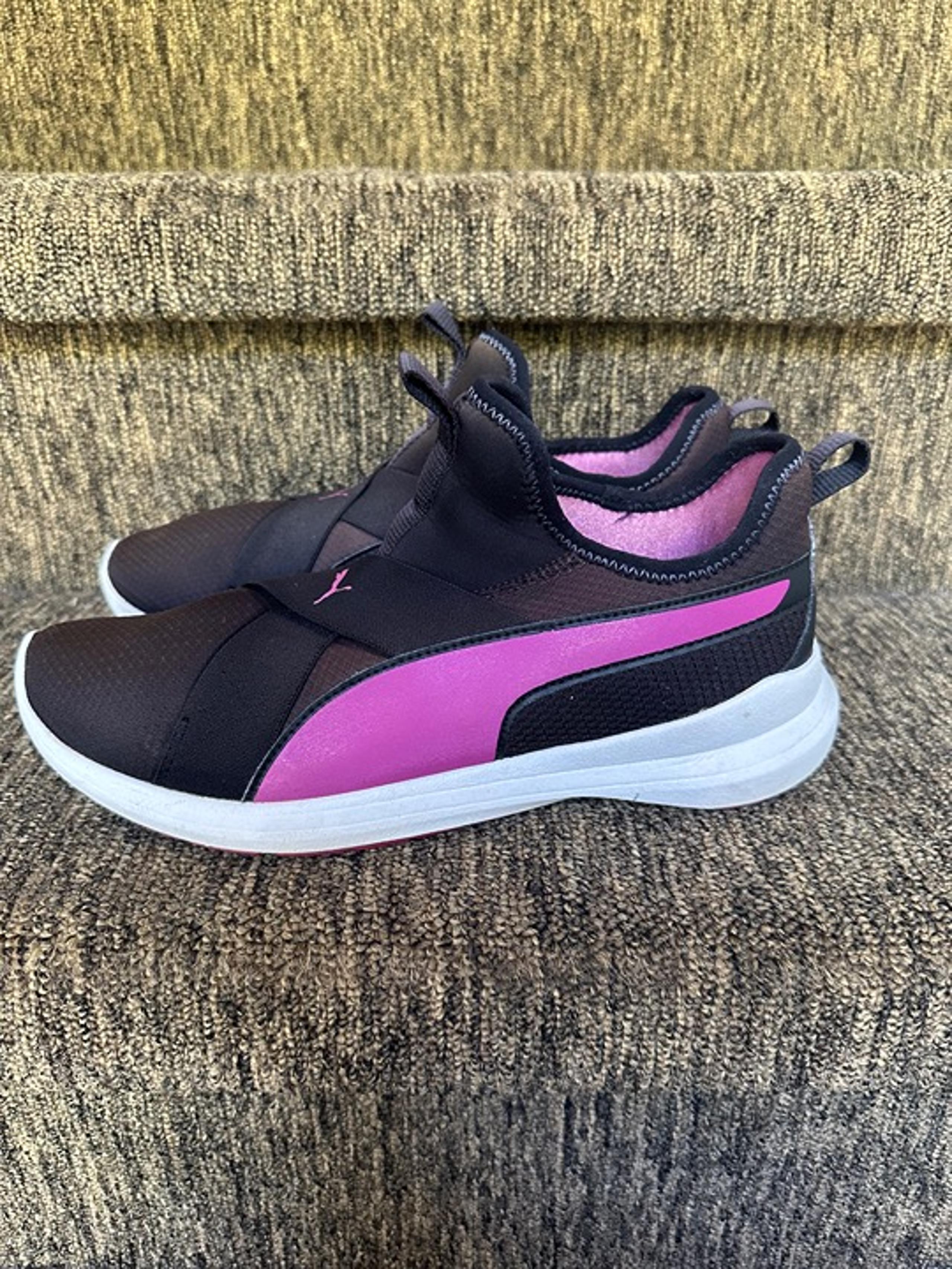 Puma Radiate Mid. Womens Slip-on Shoes,Sneakers Brown/Pink. Size 9 .