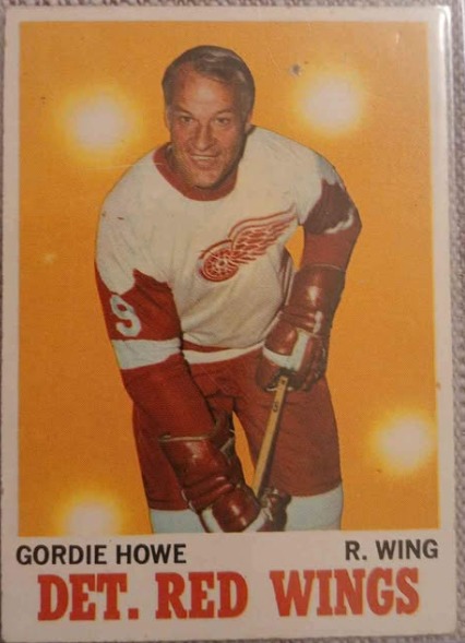 gordie howe hockey card