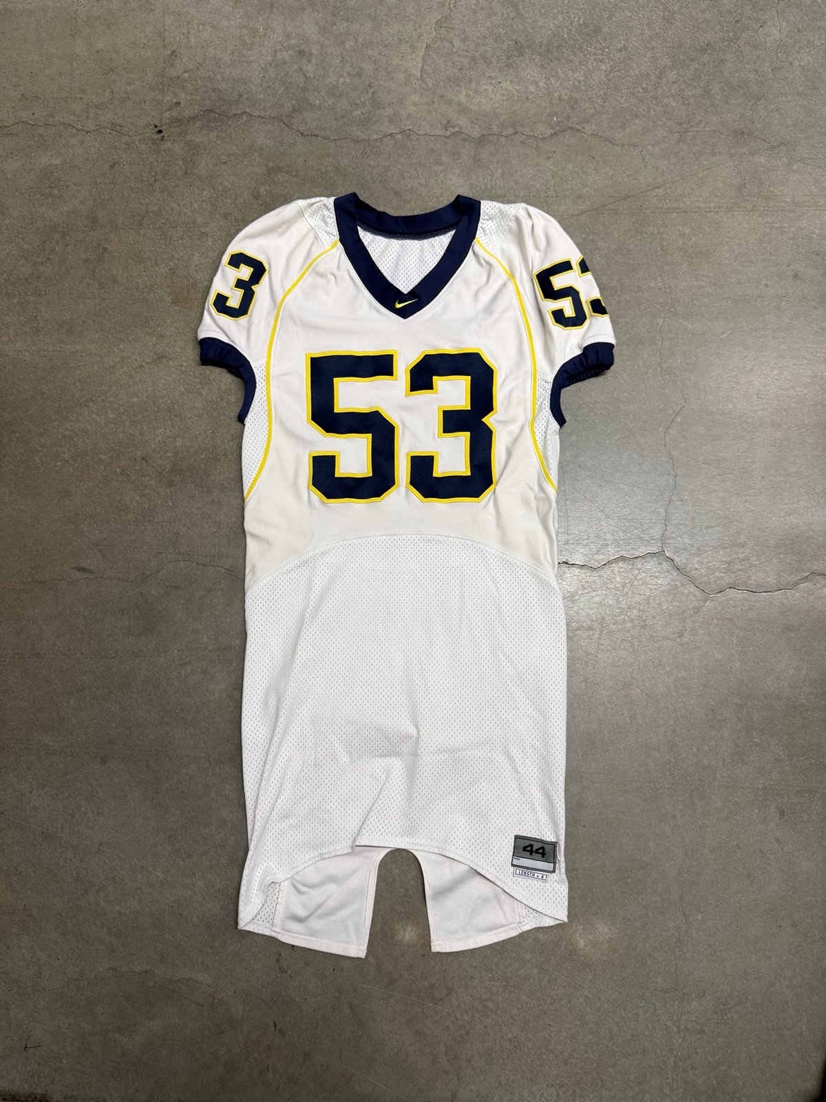 2000’s Michigan Wolverines Game Issued Nike #53 College Football Jersey Men’s L