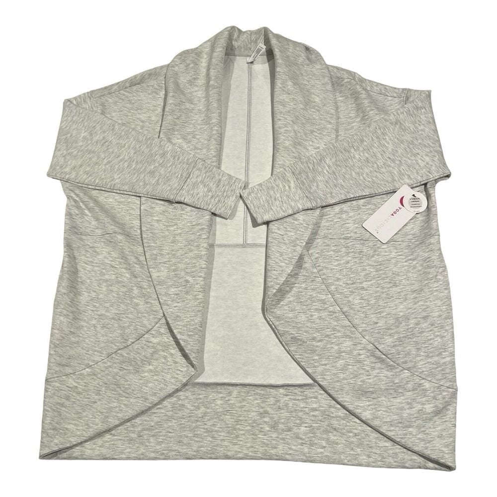 Yogalicious London Open Front Scuba Cardigan Size M NWT
