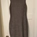 St. John exclusive for Nordstrom size 4 dress black & gold multi color