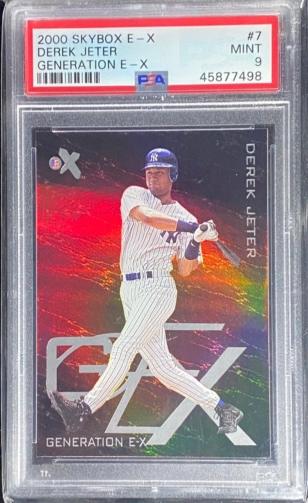 2000 Skybox E-X Generation EX Derek Jeter Psa 9