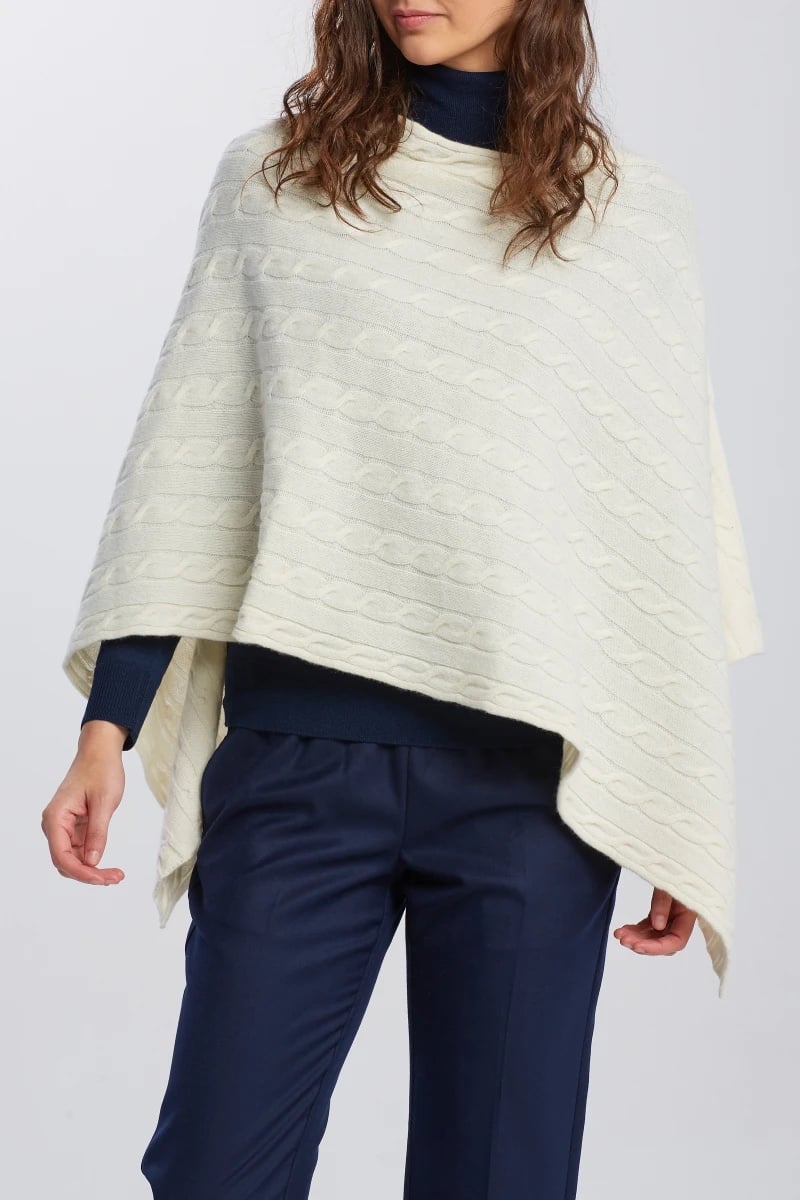 GANT lambswool poncho sweater NWT