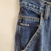 Vintage NAUTICA (25 x 27 ) Jeans Baggy Blue Patch Distressed Cotton Wide Leg