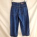 Vintage NAUTICA (25 x 27 ) Jeans Baggy Blue Patch Distressed Cotton Wide Leg