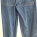 Vintage NAUTICA (25 x 27 ) Jeans Baggy Blue Patch Distressed Cotton Wide Leg