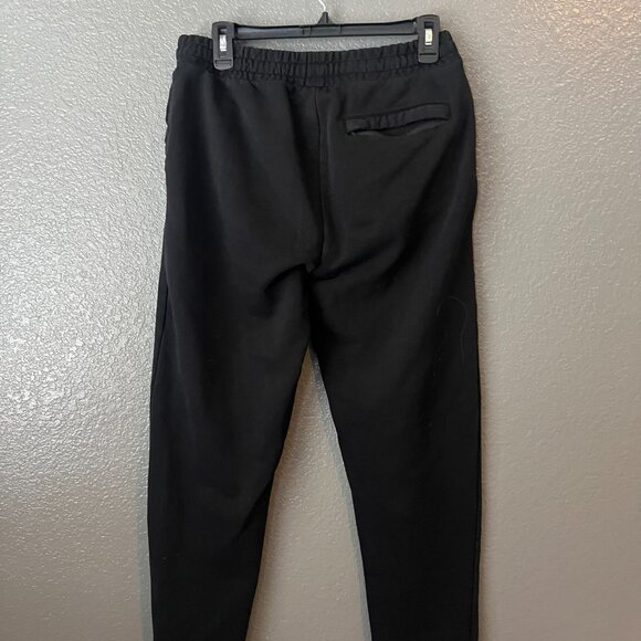 Kappa Black Ponte Training Pants - Size Medium