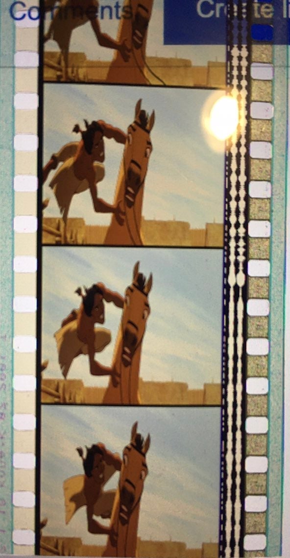 Spirit Stallion of the Cimarron Movie Film Strip