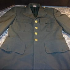 38R USGI AUTHORIZED SERGE AG-489 CLASS 3 DRESS GREEN ARMY UNIFORM JACKET SI 657