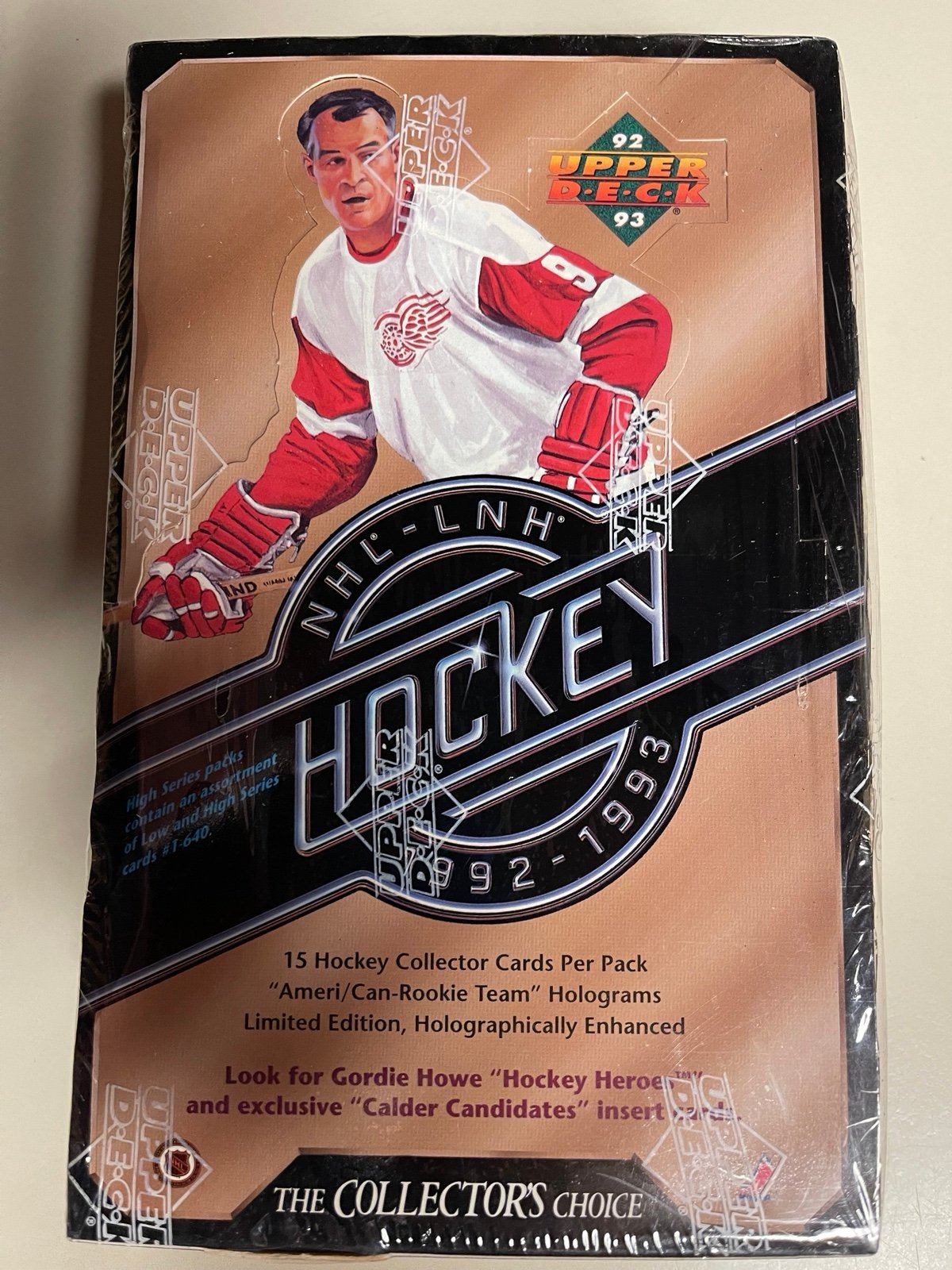 NHL Upper Deck 1992-93 Cards box