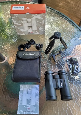 New 12x42 Binoculars for Adults High Powered with Upgraded Tripod and Phone