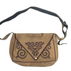 Vintage Leather Shoulder Boho Bag Art