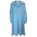 plus size vintage blue dress 12 14 1x xl