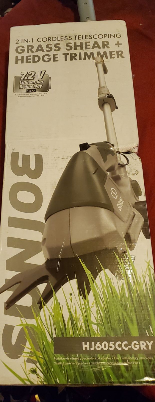 SunJoe Cordless Grass Hedge Trimmer