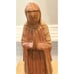 Antique Hand Carved Wooden Madonna See Photos For Details 8” Tall EUC Unique