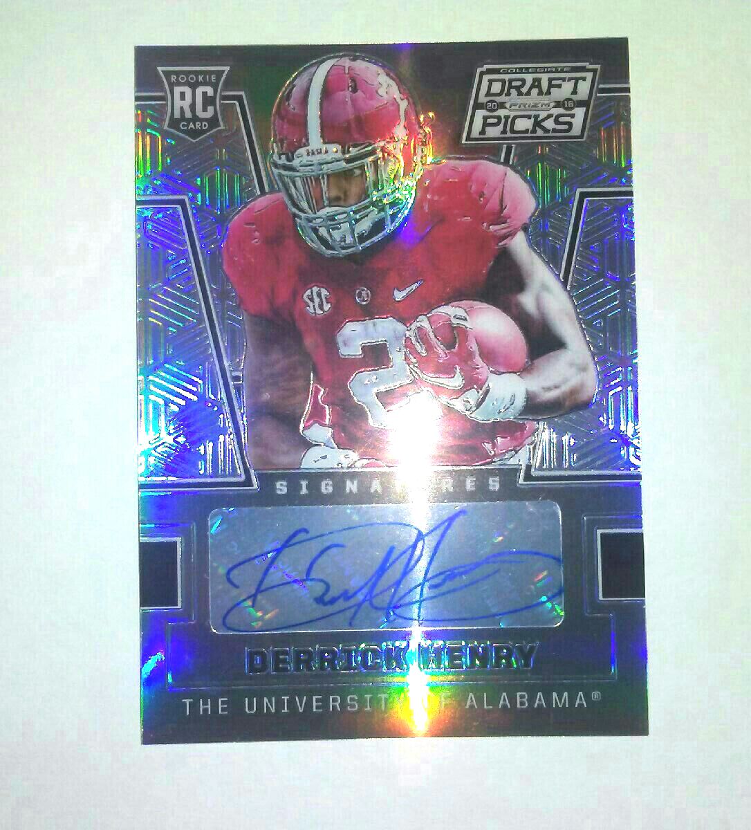 AUTO RC DERRICK HENRY SILVER PRIZM 2016