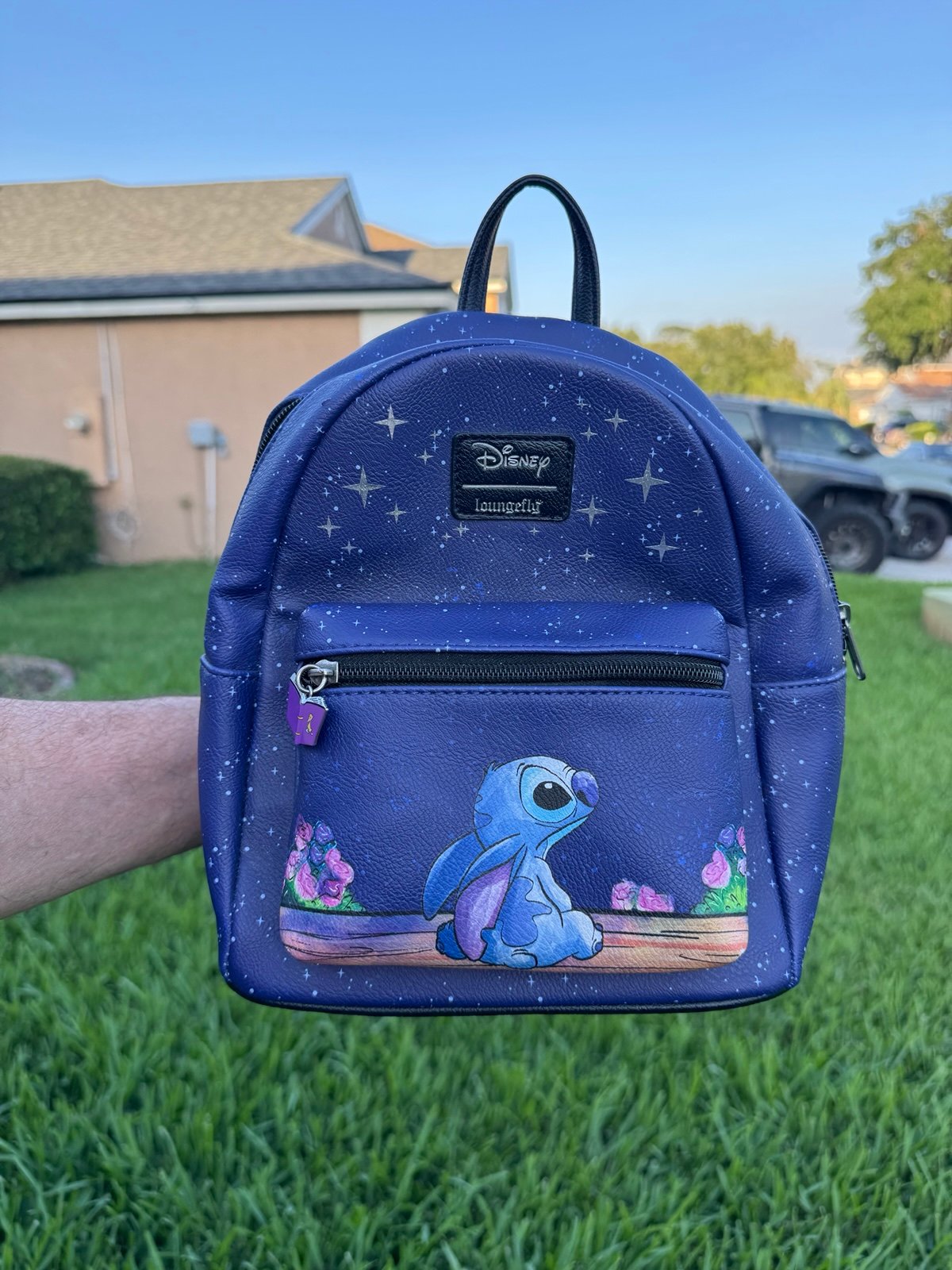 Loungefly Disney Starry Night Stitch Mini Backpack