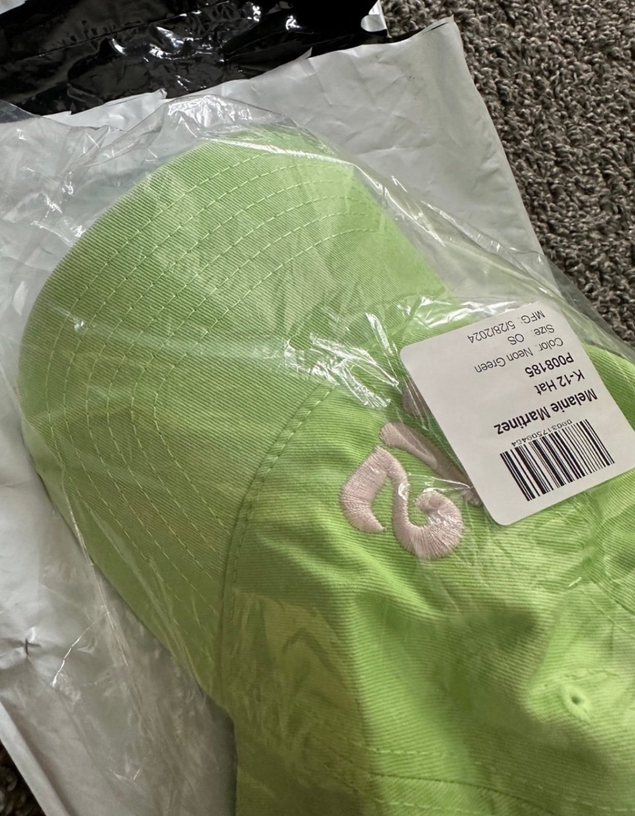 melanie martinez official k12 mint green hat sealed ✔️