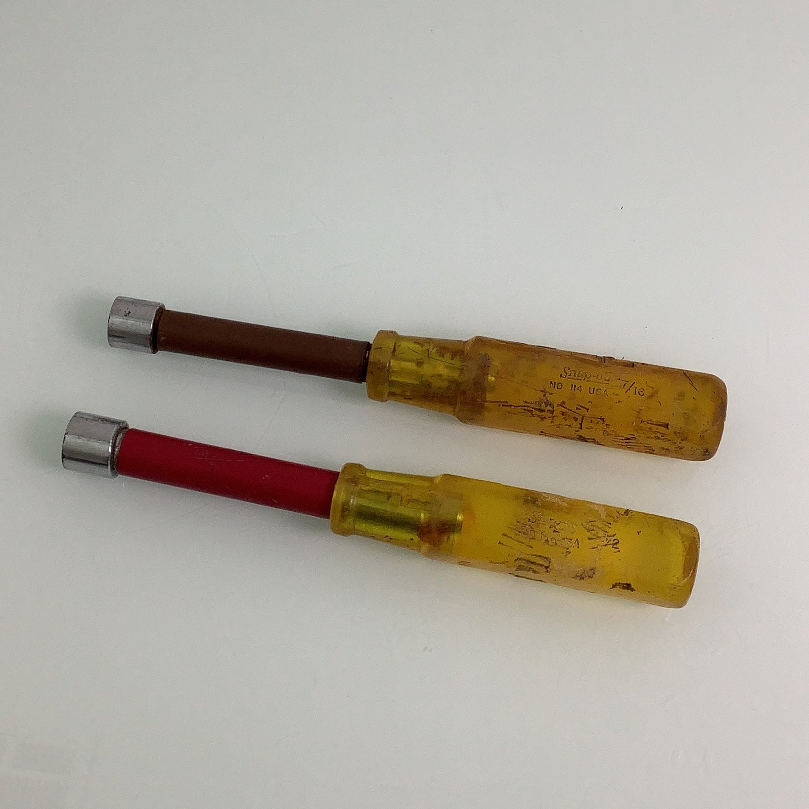 Vintage Snap-on nut driver 1/2 and 7/16 tools bundle