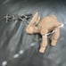Vintage Hand Carved Wooden Rabbit Marionette