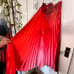 anthropologie NWT maxi ombré red to pink maxi dress