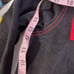 Rare Vlone Red and Black Denim Friends Jacket Size Large