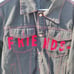 Rare Vlone Red and Black Denim Friends Jacket Size Large